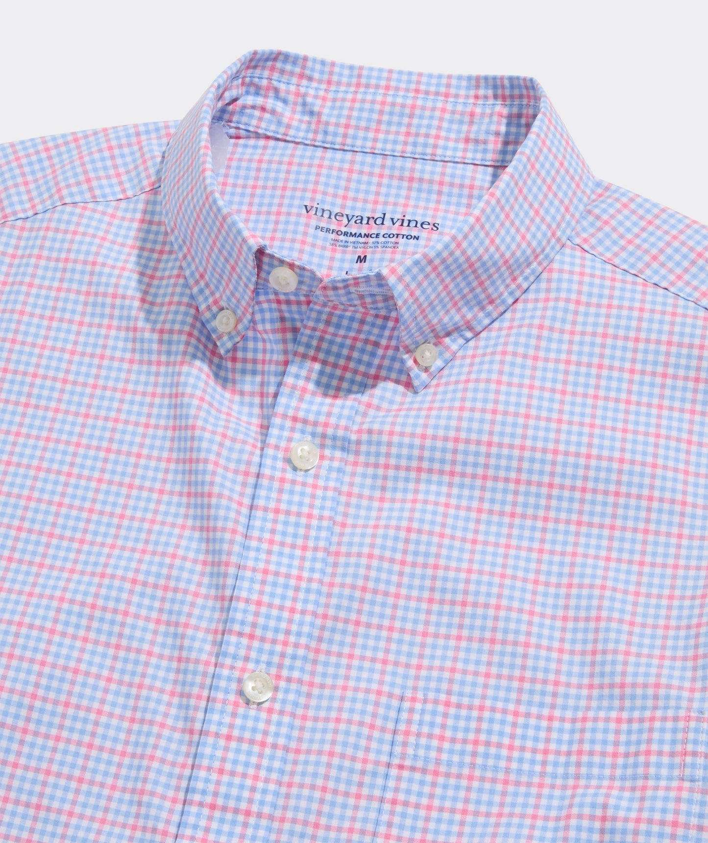 Vineyard Vines Performance Cotton Catamaran Check Shirt