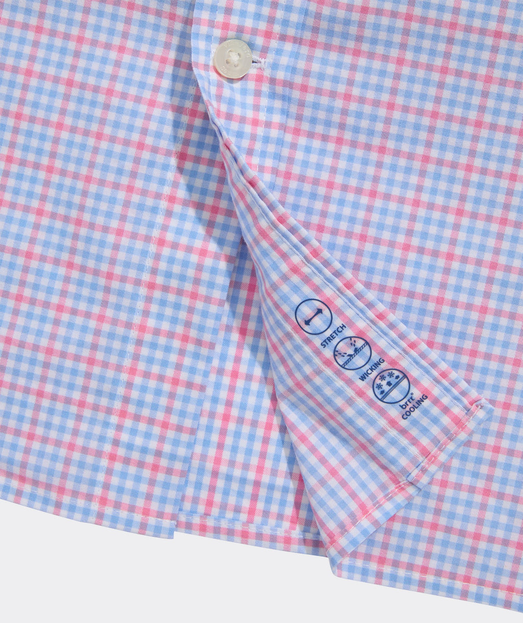 Vineyard Vines Performance Cotton Catamaran Check Shirt