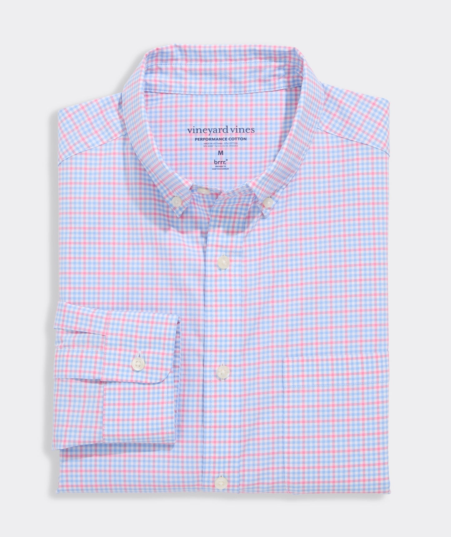 Vineyard Vines Performance Cotton Catamaran Check Shirt