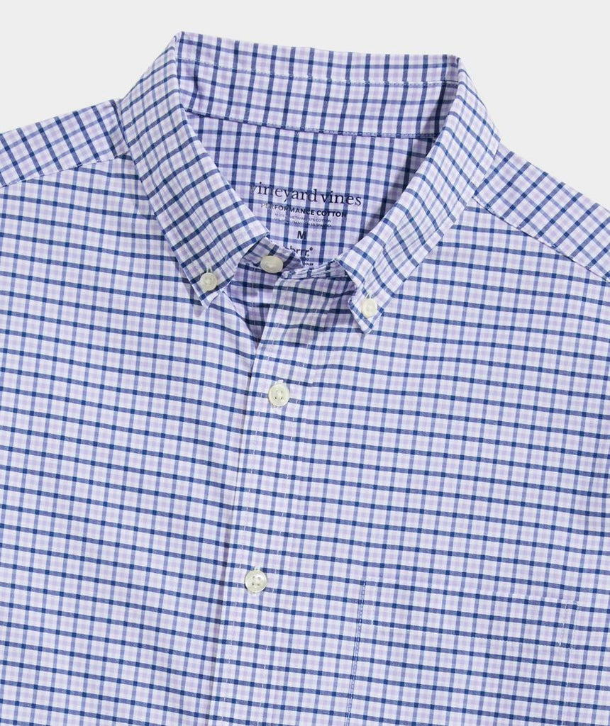 Vineyard Vines Performance Cotton Tattersall Shirt