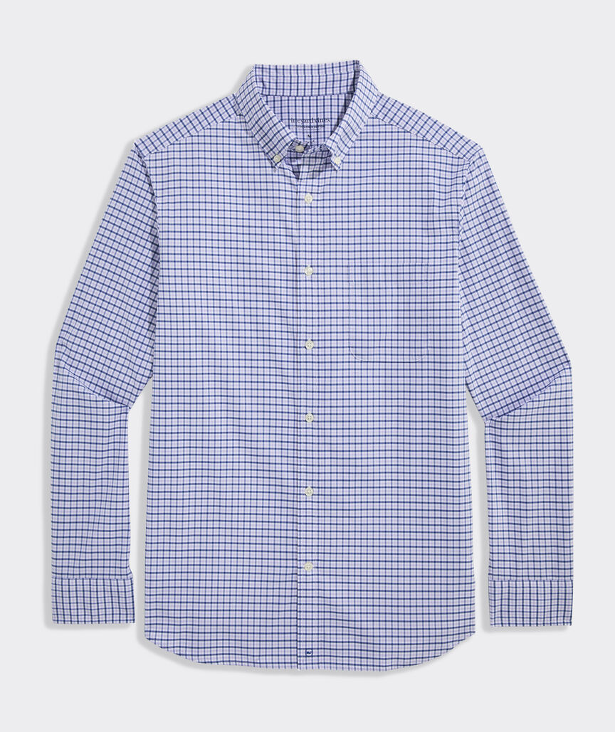 Vineyard Vines Performance Cotton Tattersall Shirt