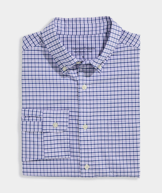 Vineyard Vines Performance Cotton Tattersall Shirt
