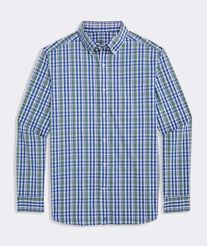 Vineyard VInes Performance Cotton Audubon Plaid Shirt