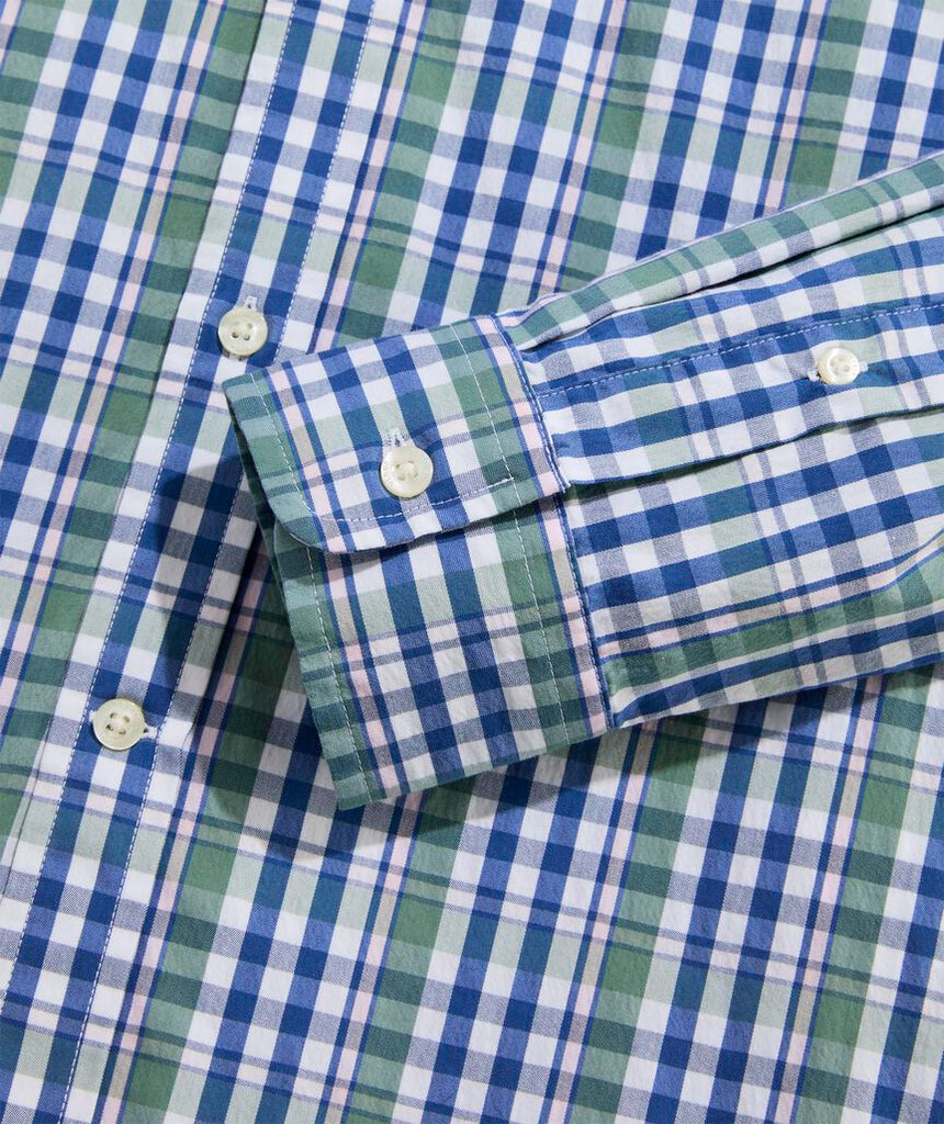 Vineyard VInes Performance Cotton Audubon Plaid Shirt