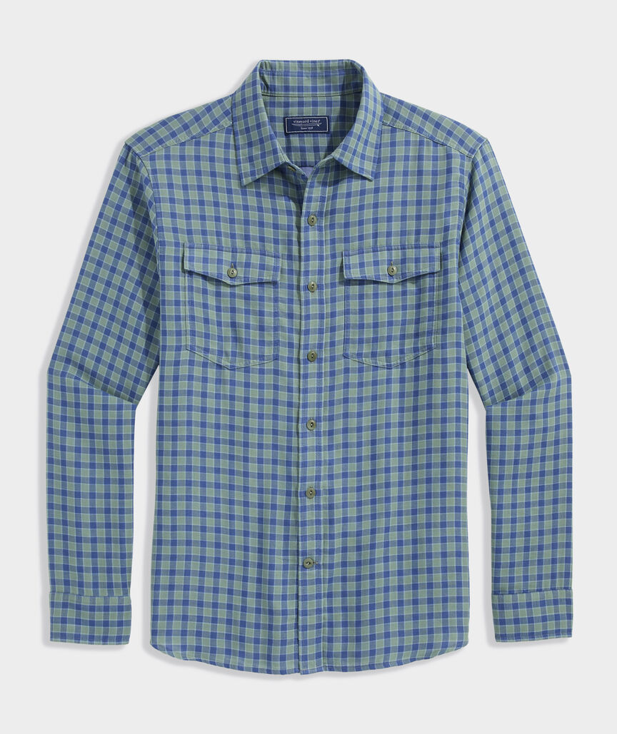Vineyard Vines Chiller Plaid Double Cloth Shirt