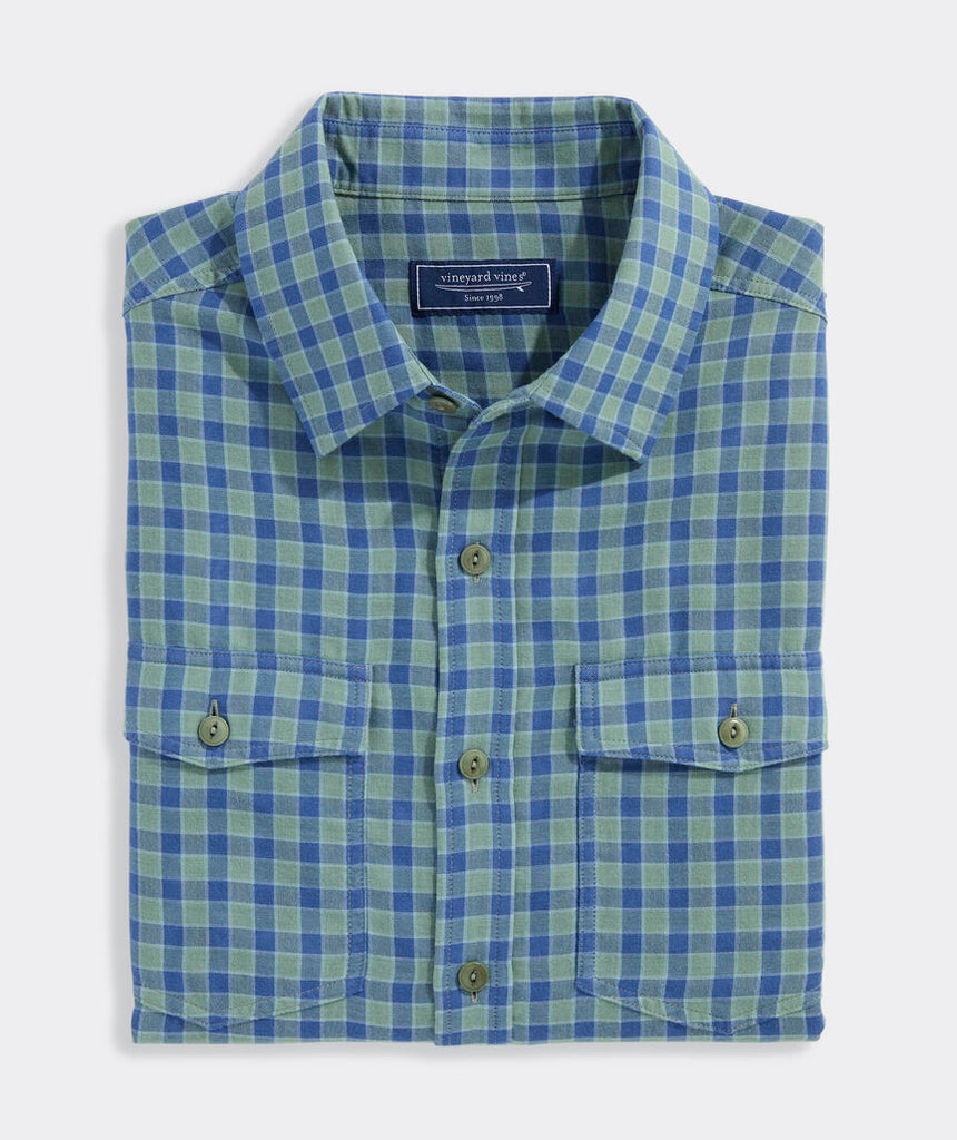 Vineyard Vines Chiller Plaid Double Cloth Shirt