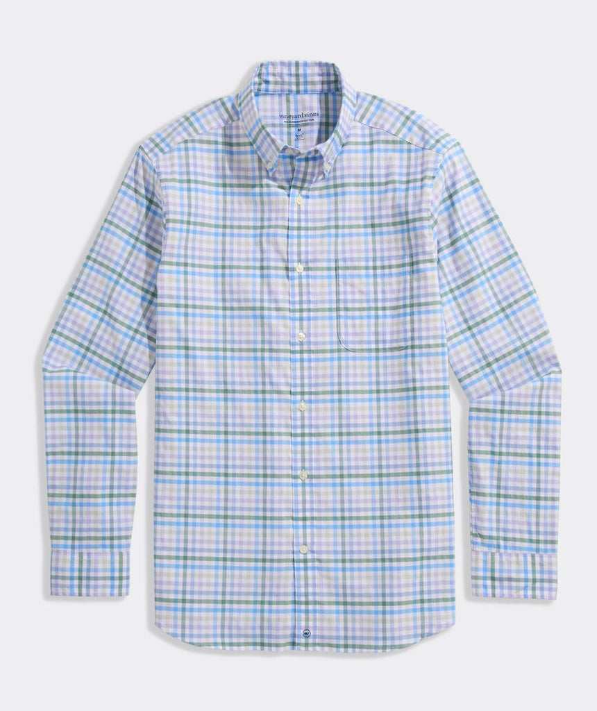 Vineyard Vines Performance Cotton Tattersall Shirt