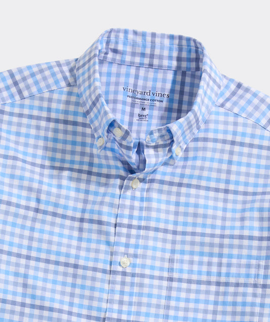 Vineyard Vines Performance Cotton Tattersall Shirt