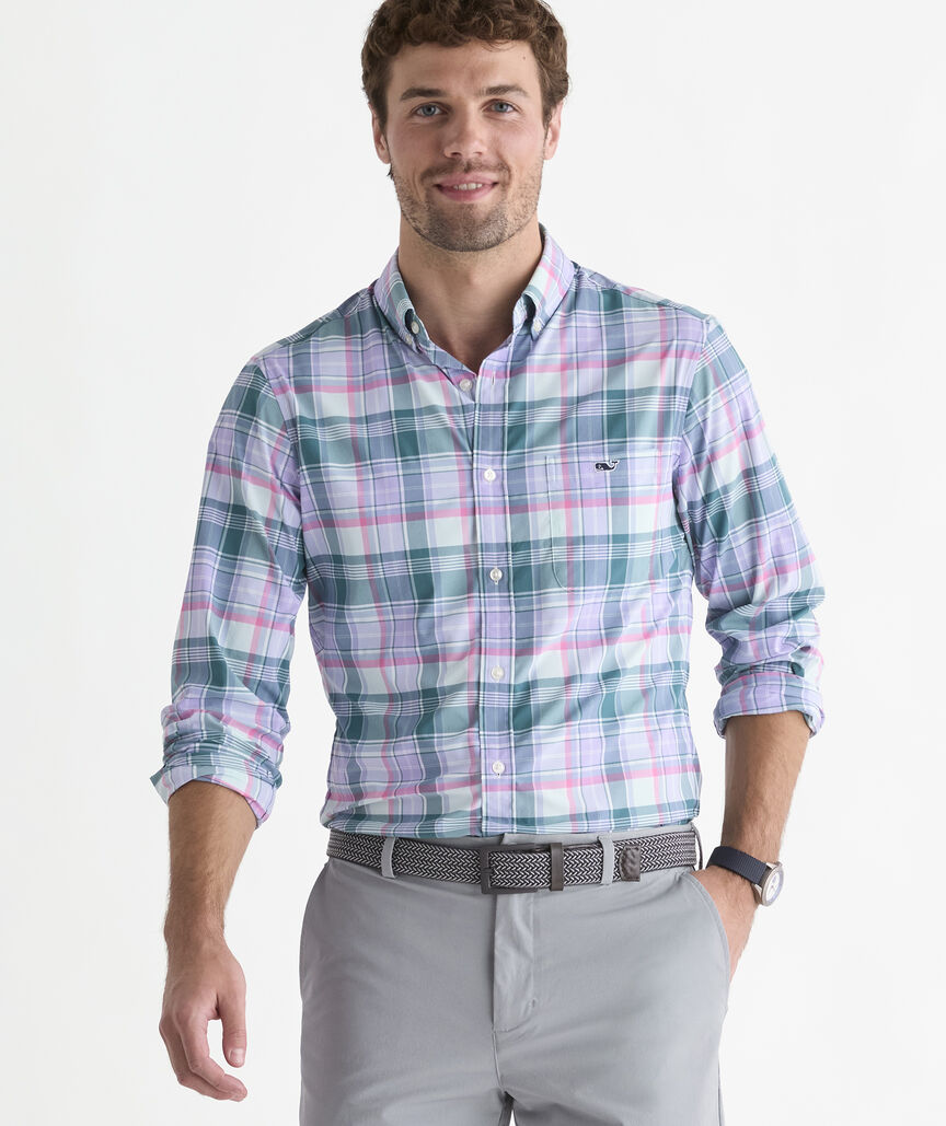 Vineyard Vines Performance Plaid Featherweight Shirt