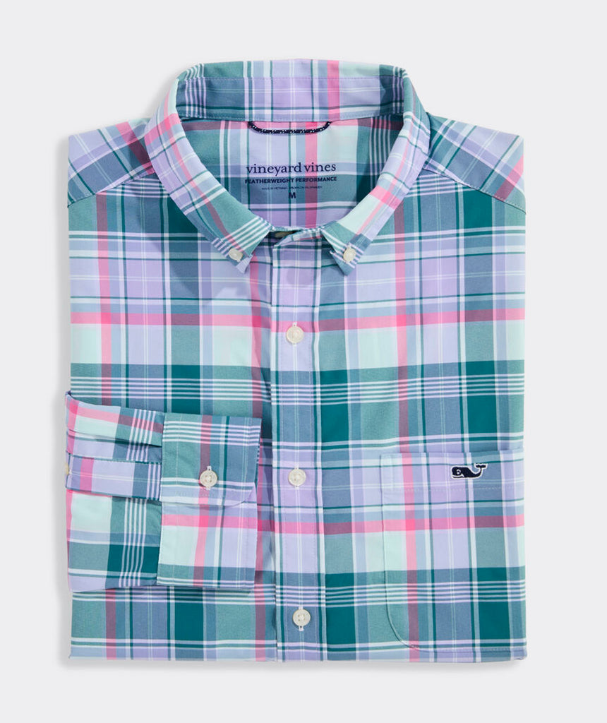 Vineyard Vines Performance Plaid Featherweight Shirt