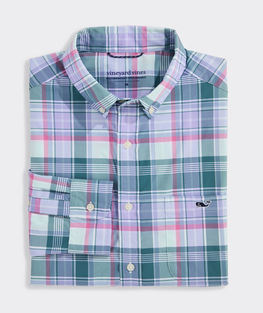 Vineyard Vines Performance Plaid Featherweight Shirt