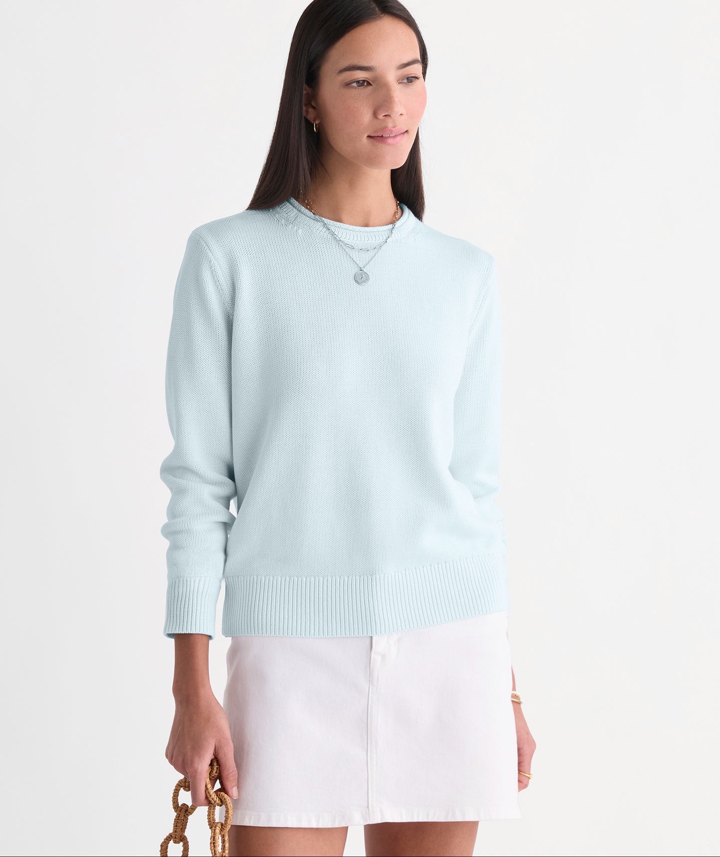 Vineyard Vines Katie Cotton Rollneck Sweater