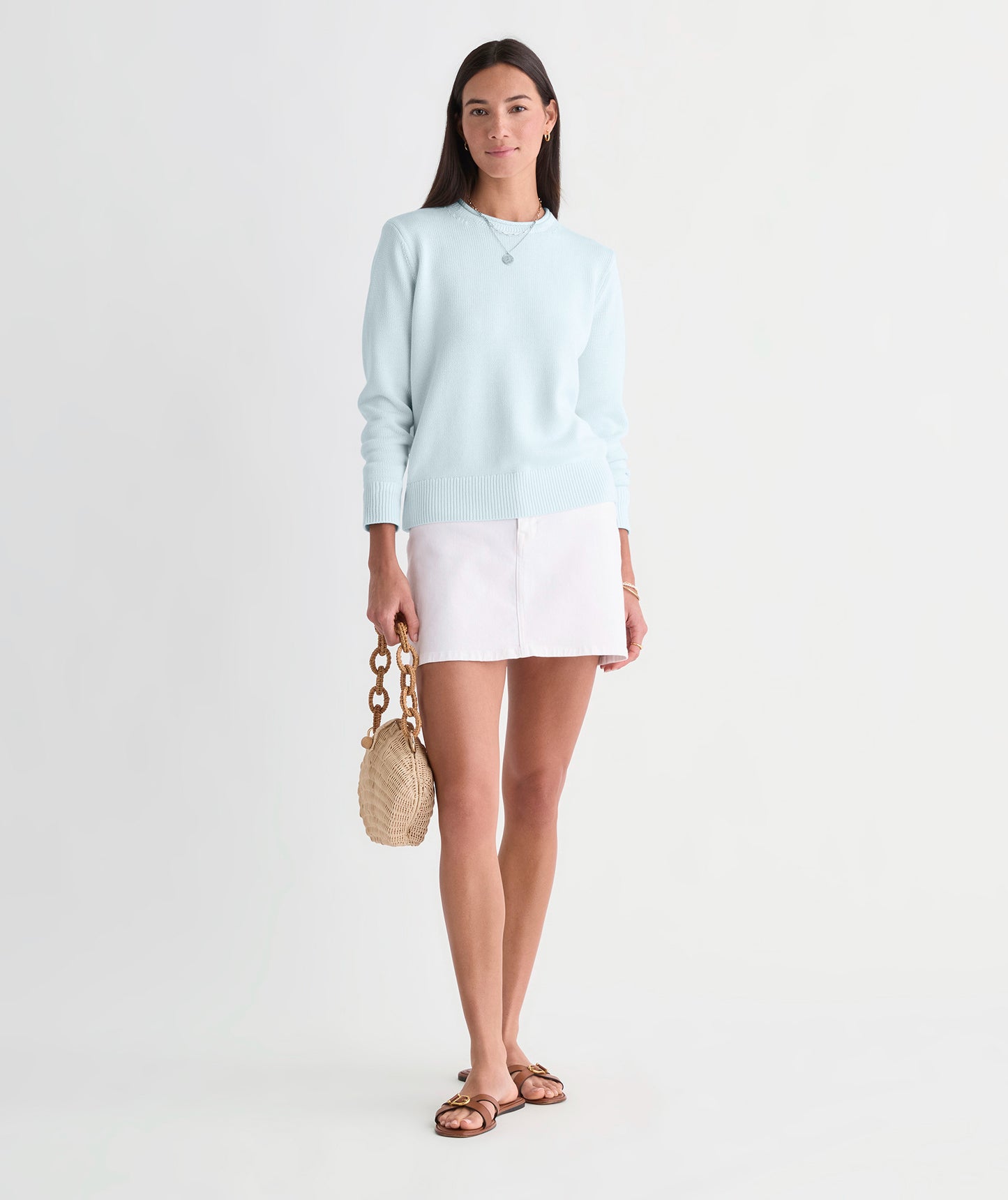 Vineyard Vines Katie Cotton Rollneck Sweater