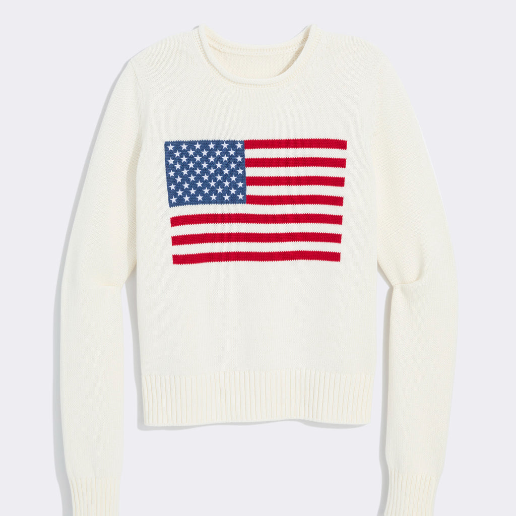Vineyard Vines Katie Cotton Americana Rollneck Sweater