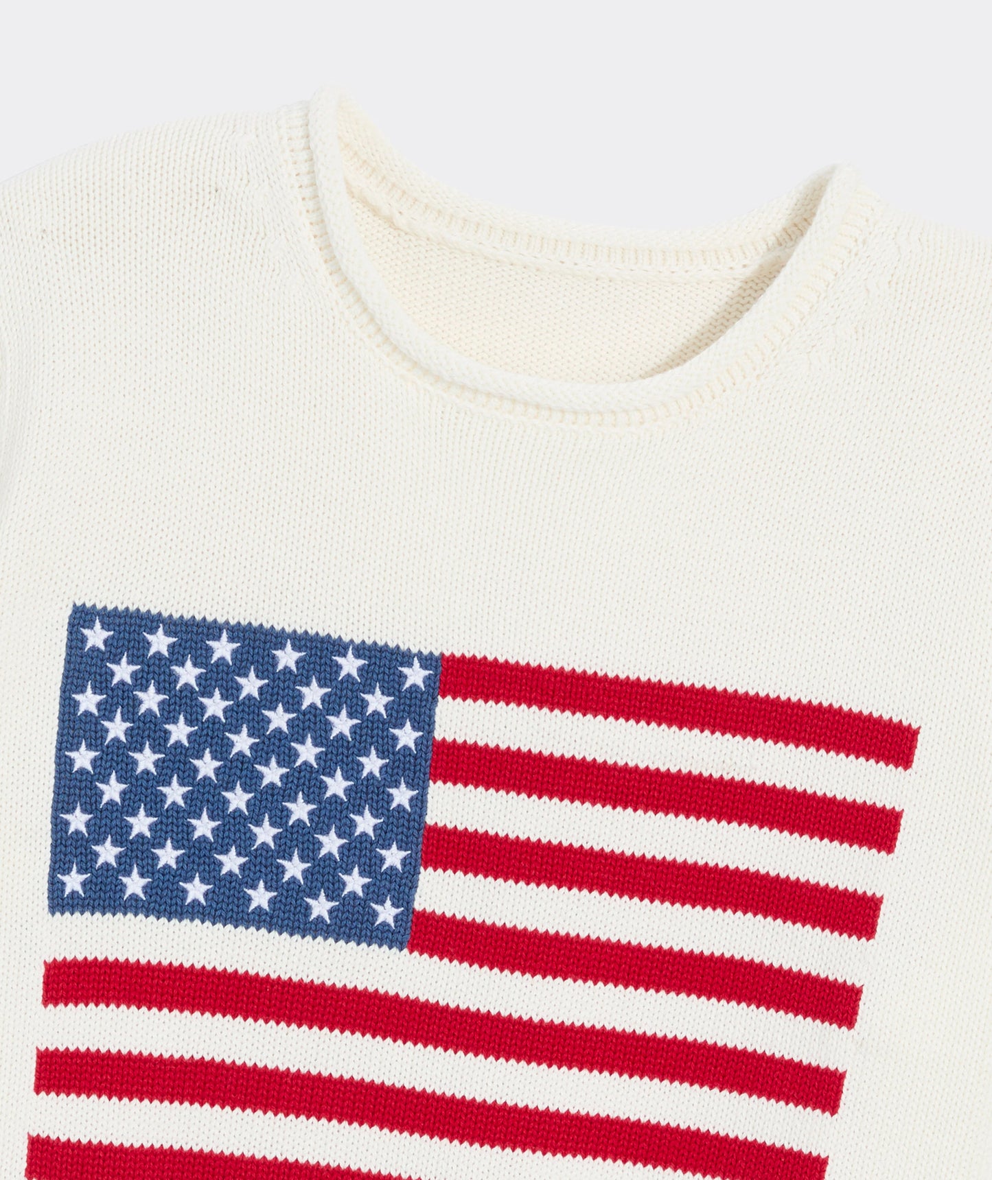 Vineyard Vines Katie Cotton Americana Rollneck Sweater