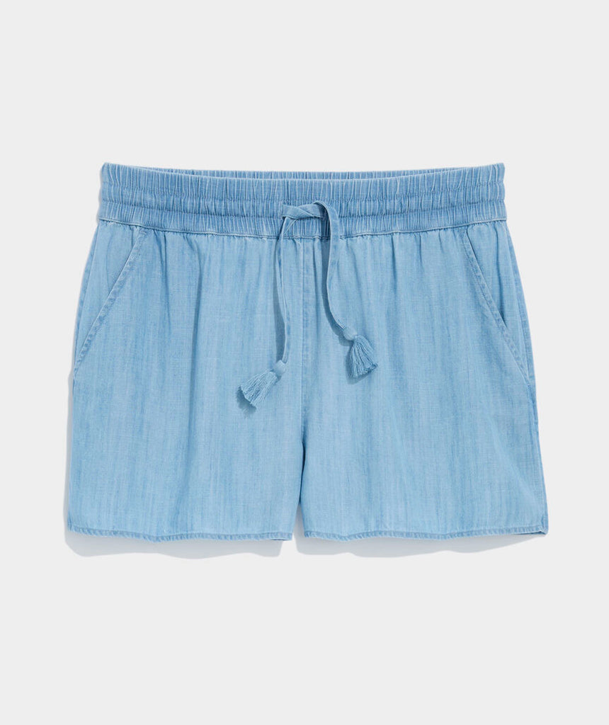 Vineyard Vines Frankie Chambray Pull-On Shorts