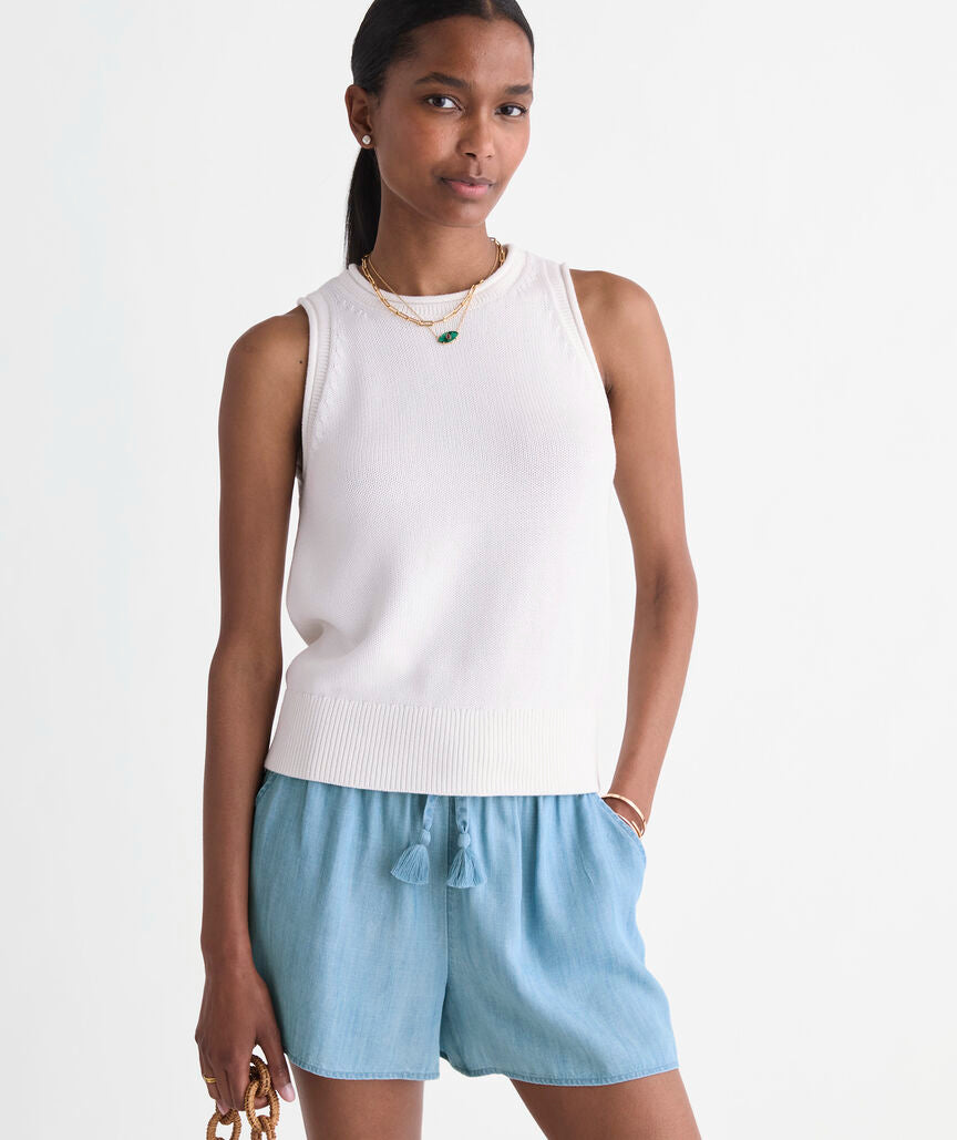 Vineyard Vines Frankie Chambray Pull-On Shorts