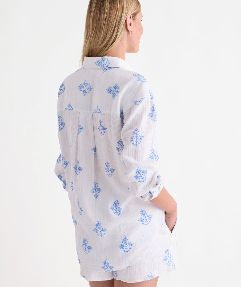 Vineyard Vines Birdie Gauze Button-Down