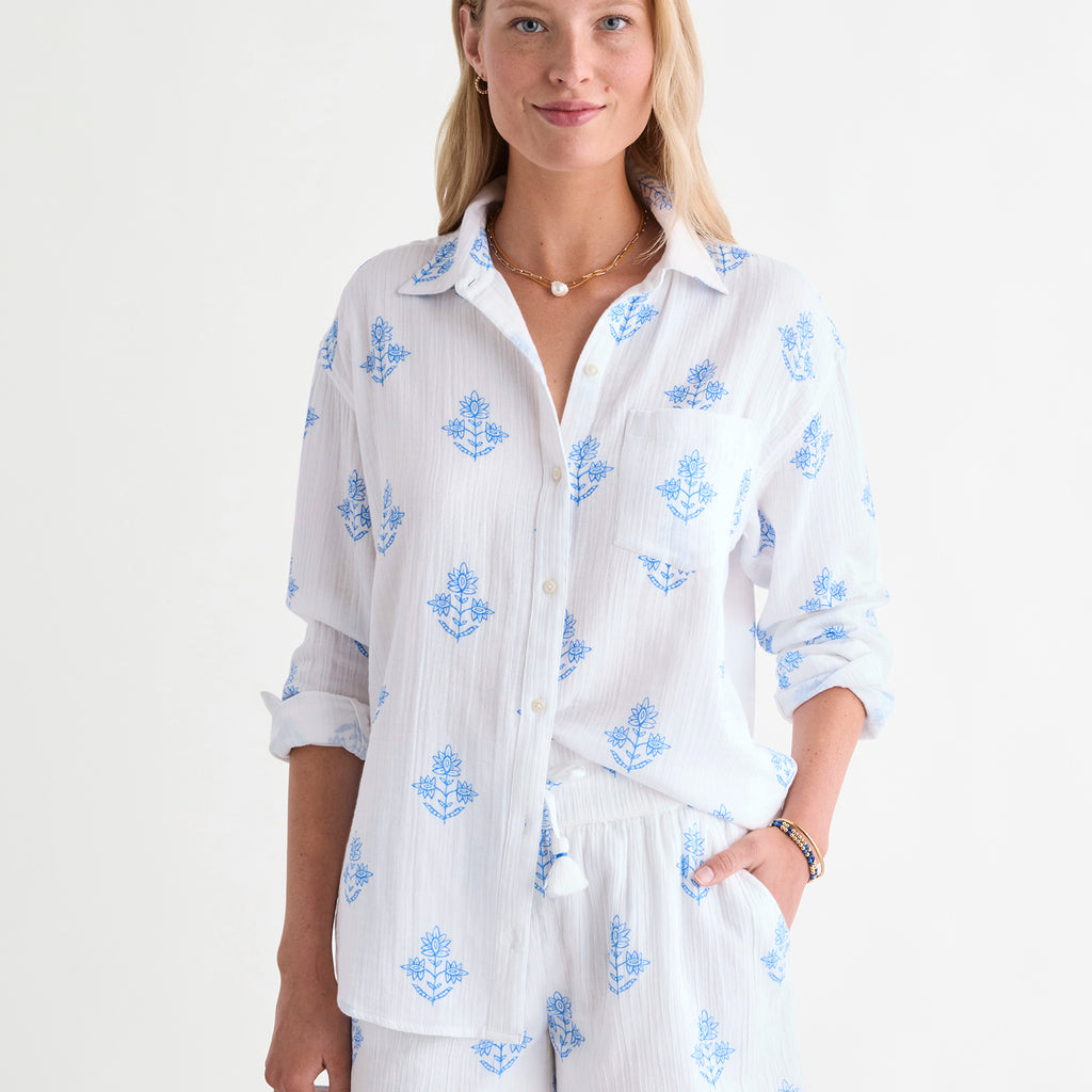 Vineyard Vines Birdie Gauze Button-Down