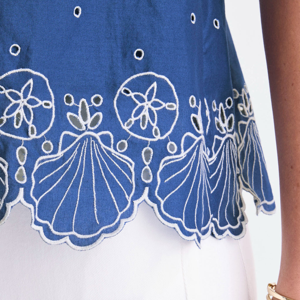 Vineyard Vines Serena Eyelet Top