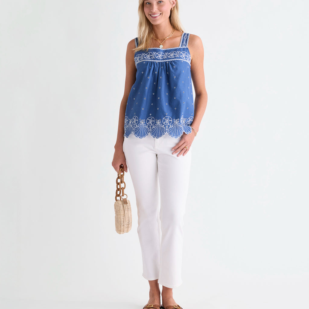 Vineyard Vines Serena Eyelet Top