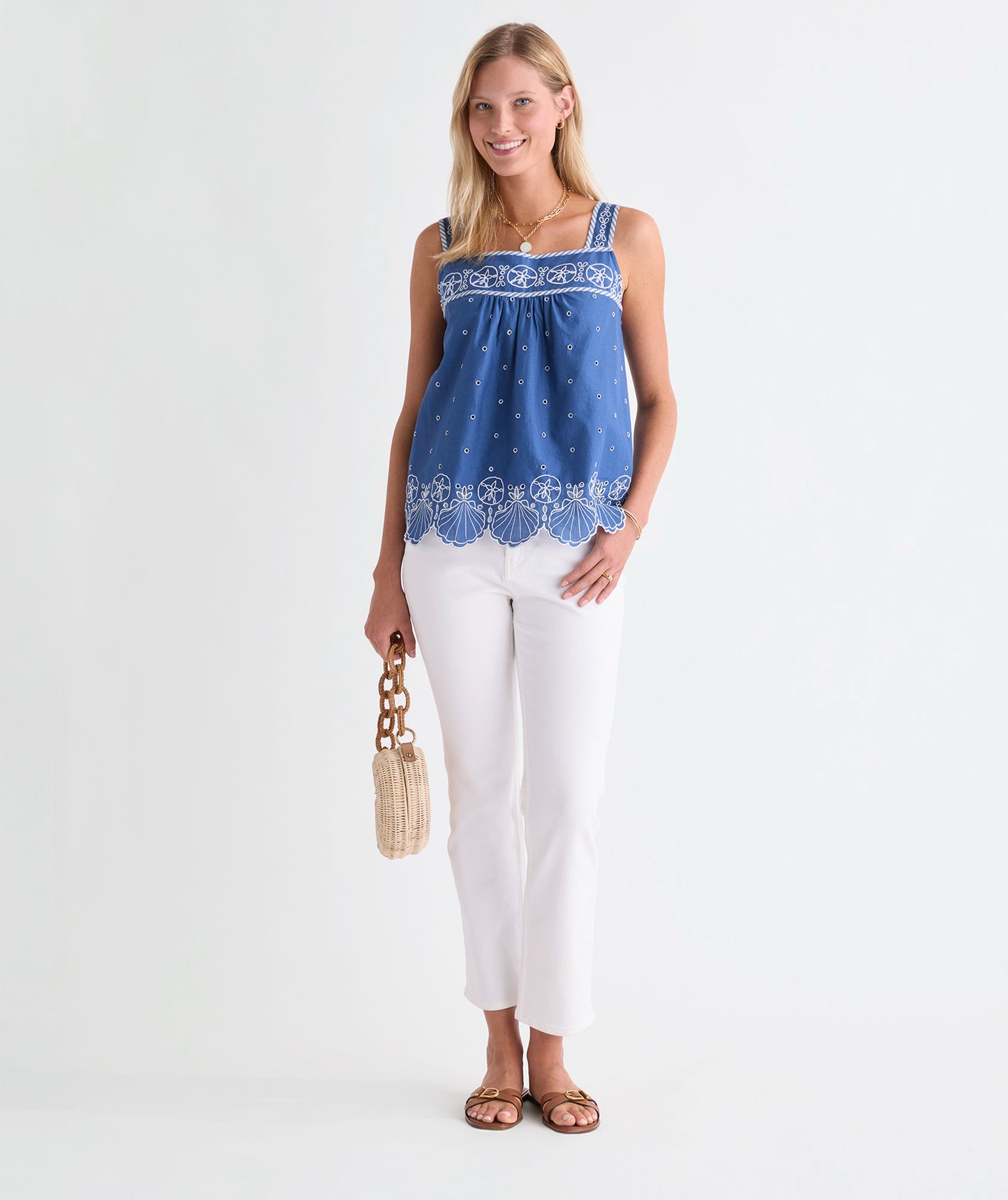 Vineyard Vines Serena Eyelet Top
