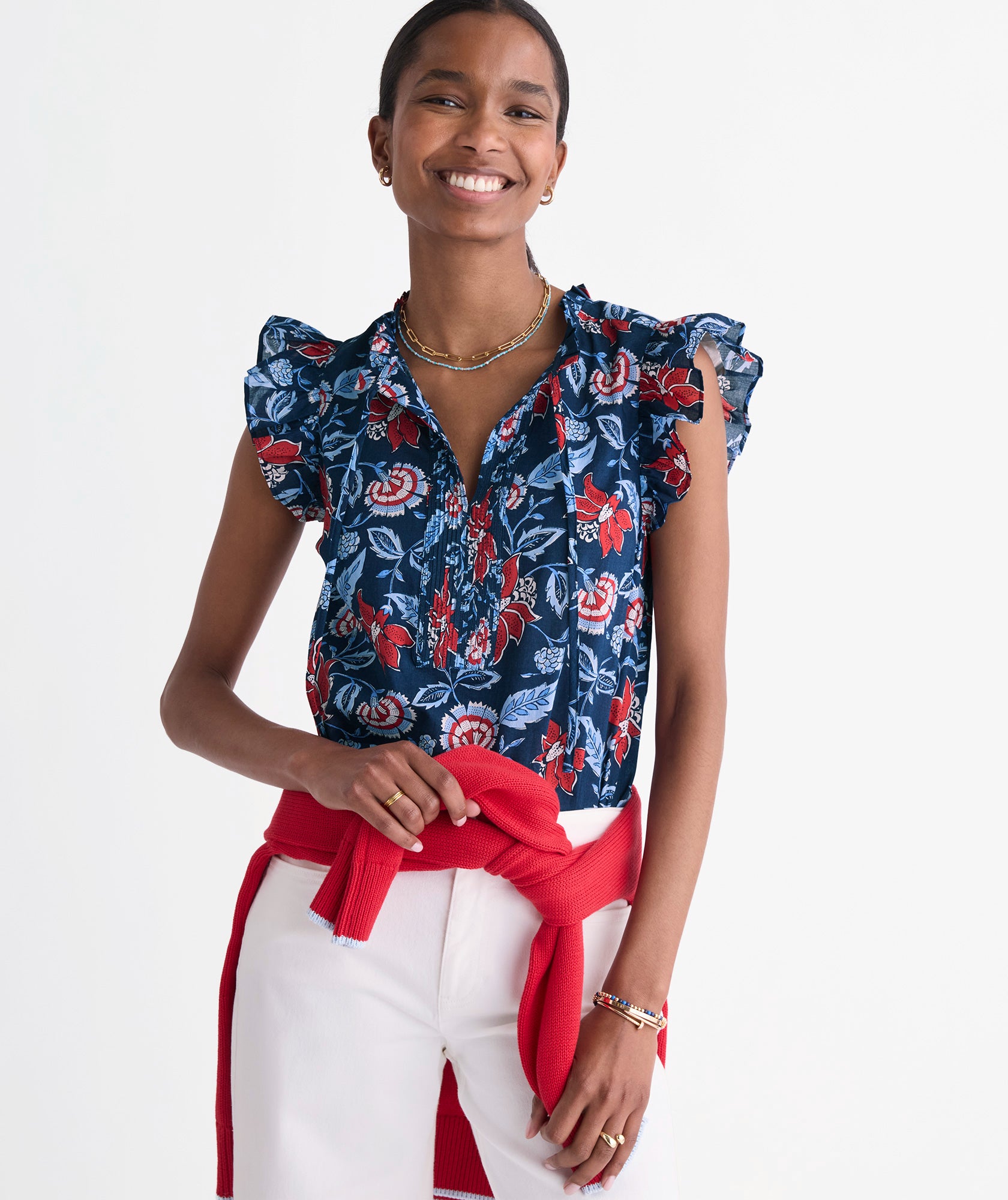 Indie Floral Navy