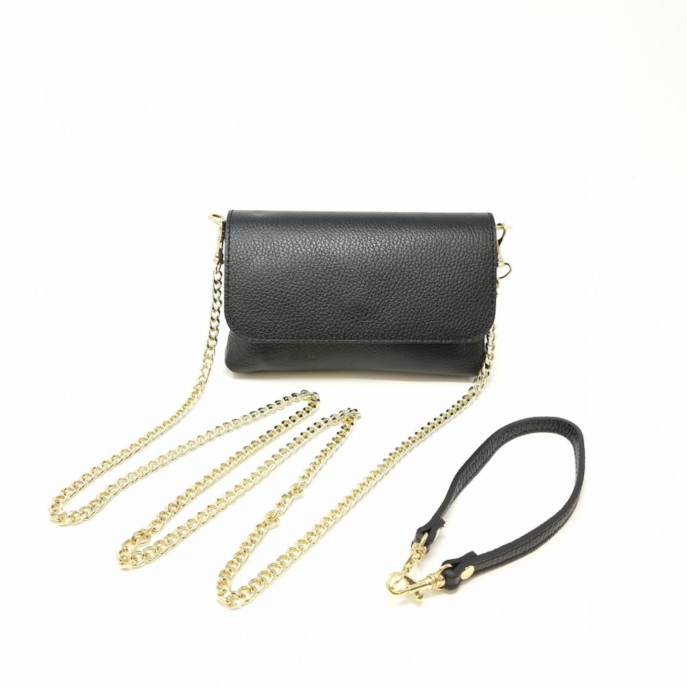 German Fuentes Leather Crossbody Bag