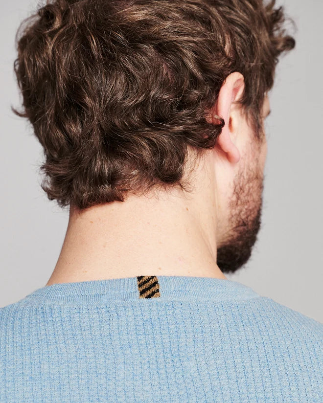 Billy Reid Martin Mini Waffle Crew