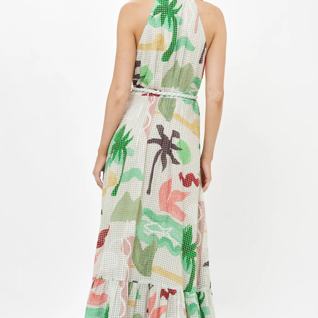 Oliphant Sleeveless Shirt Dress Maxi