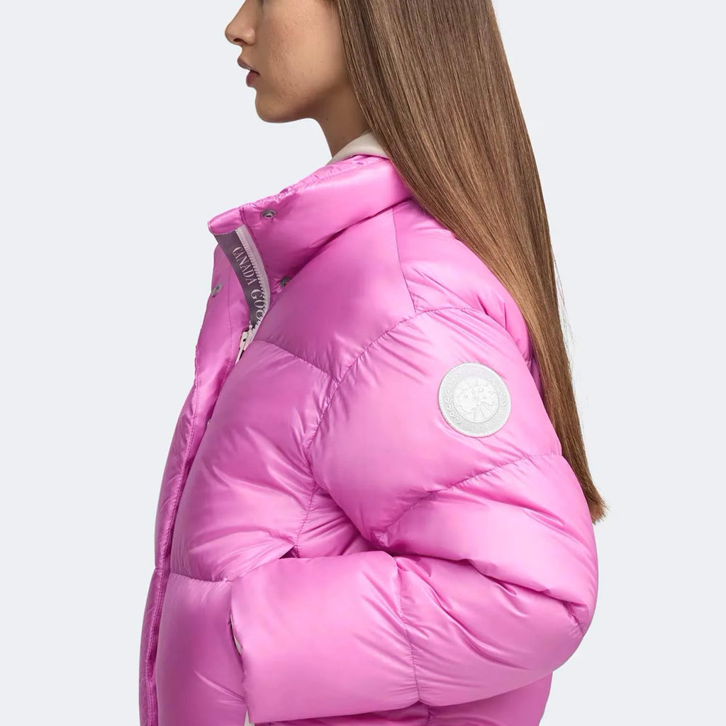 Canada Goose Cypress Cropped Puffer White Label