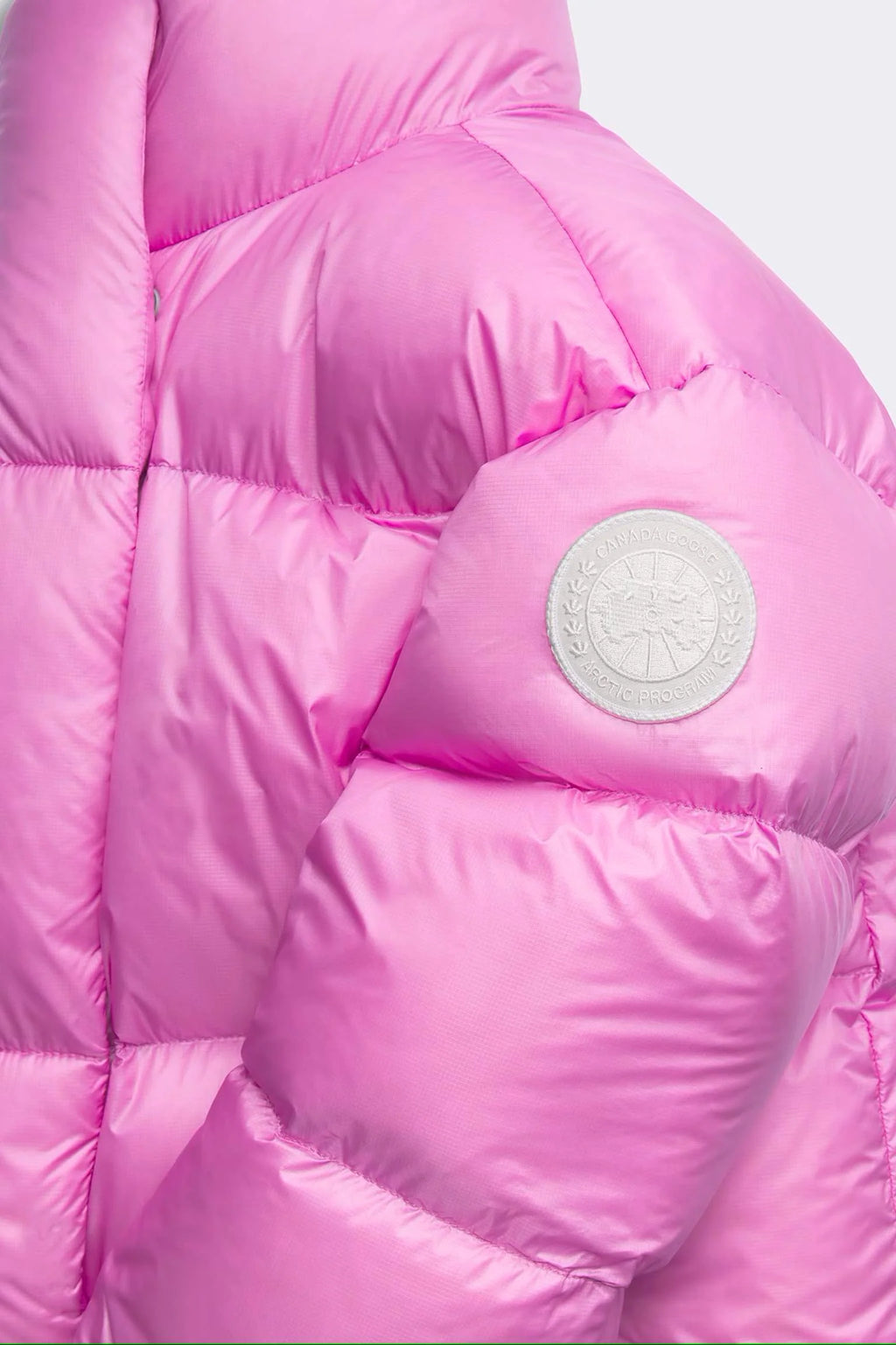 Canada Goose Cypress Cropped Puffer White Label