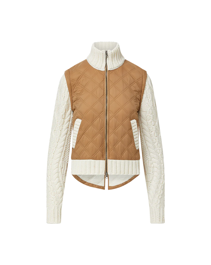 Veronica Beard Patra Mixed-Media Jacket