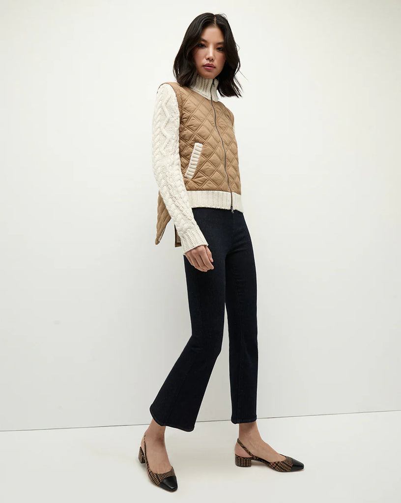 Veronica Beard Patra Mixed-Media Jacket