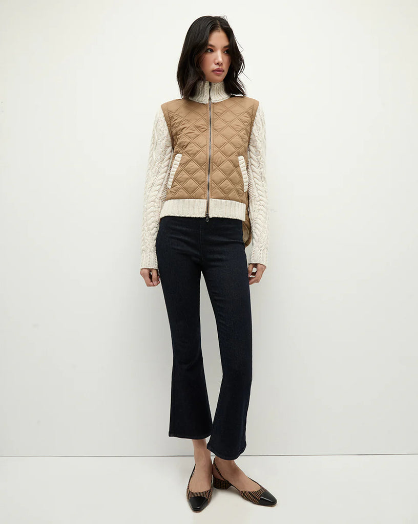 Veronica Beard Patra Mixed-Media Jacket