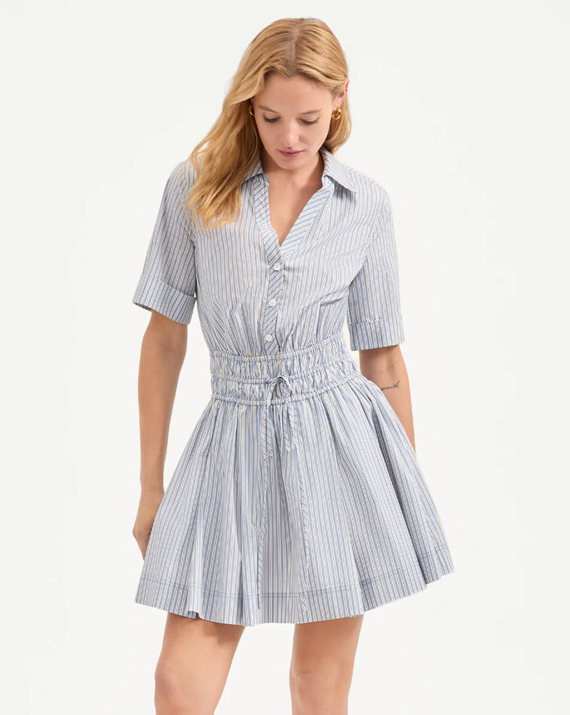 Veronica Beard Susan Striped Mini Dress