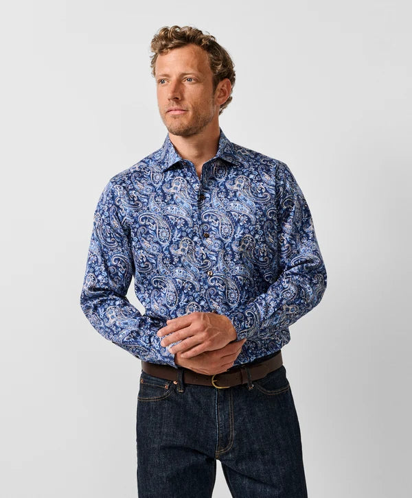 David Donahue Paisley Sport Shirt