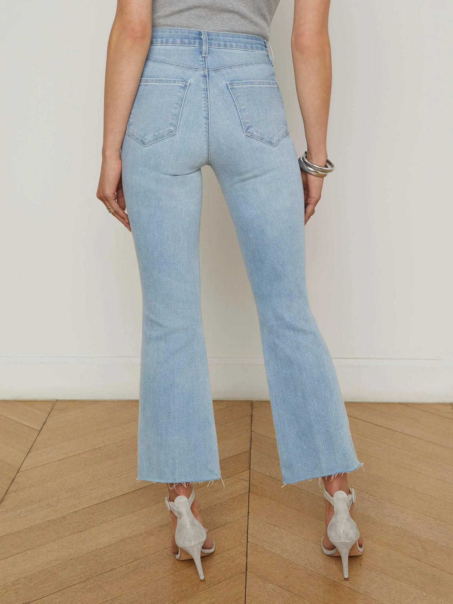 L'Agence Kendra Cropped Flare Jean