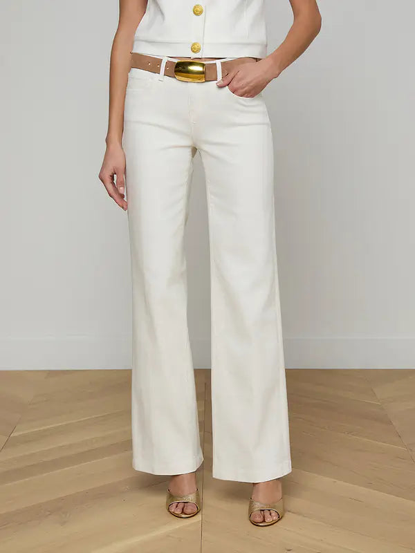 L'Agence Joanne Low-Rise Wide-Leg Jean