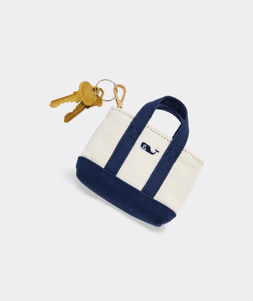 Vineyard Vines  Heritage Tiny Tote Keychain