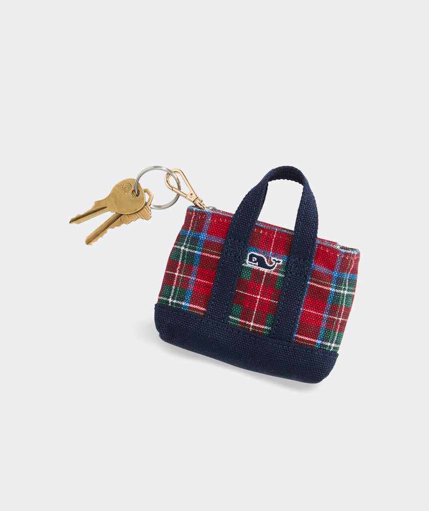 Vineyard Vines  Heritage Tiny Tote Keychain