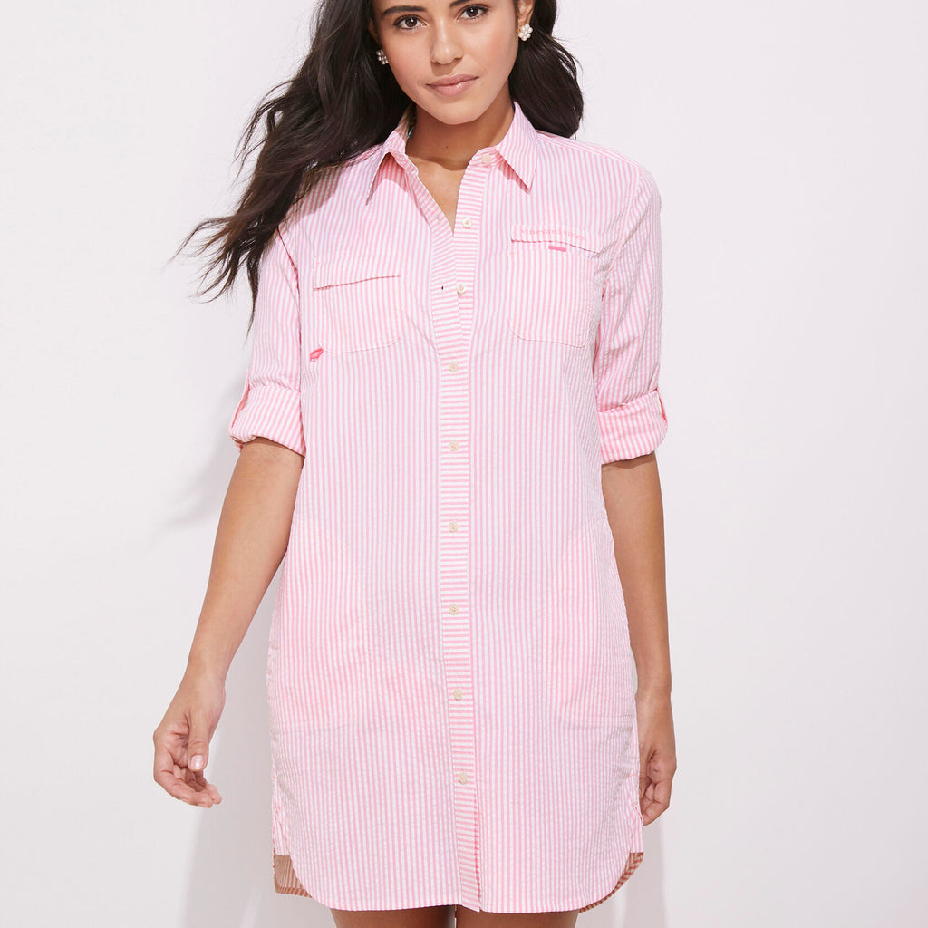 Vineyard Vines Women's Harbor Shirt Cover-Up