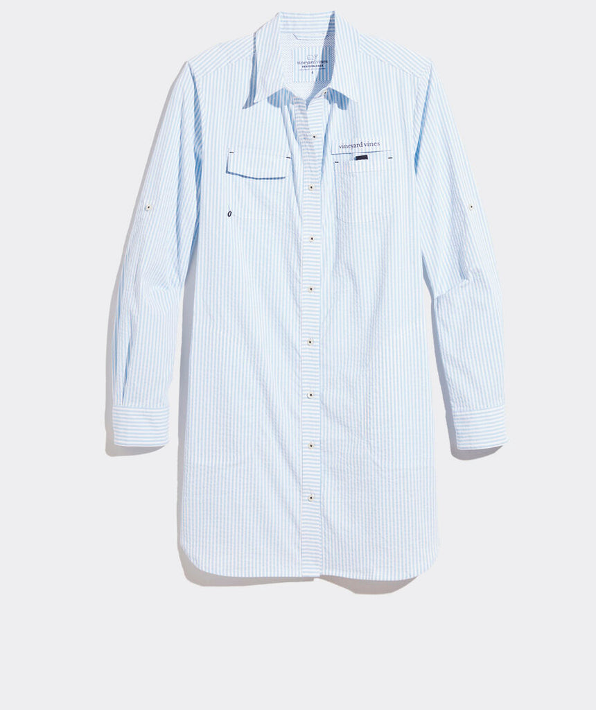 Vineyard Vines Women's Harbor Shirt Cover-Up