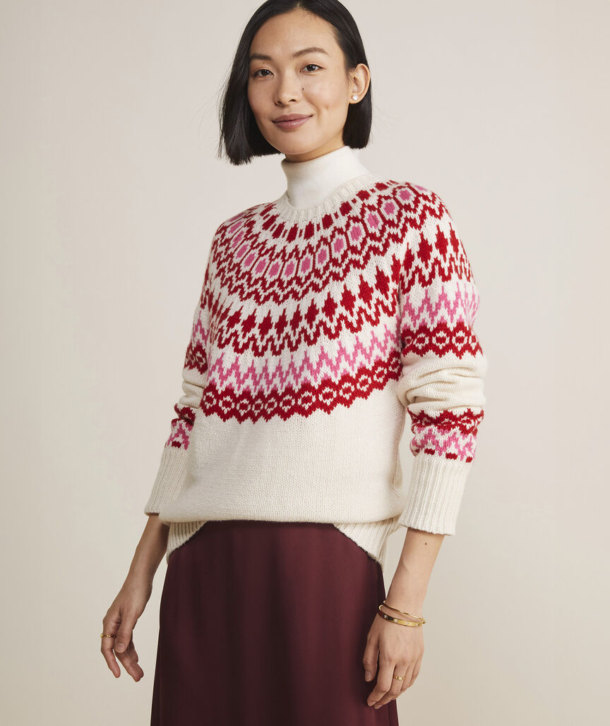 Vineyard Vines Fair Isle Crewneck Sweater