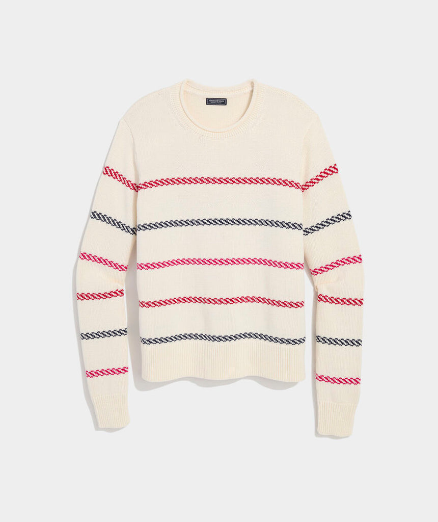 Vineyard Vines Katie Cotton Multi-Stripe Sweater