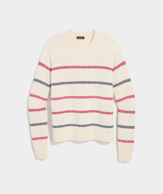 Vineyard Vines Katie Cotton Multi-Stripe Sweater