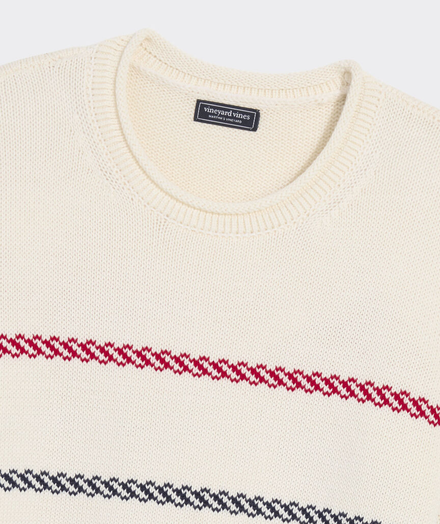 Vineyard Vines Katie Cotton Multi-Stripe Sweater