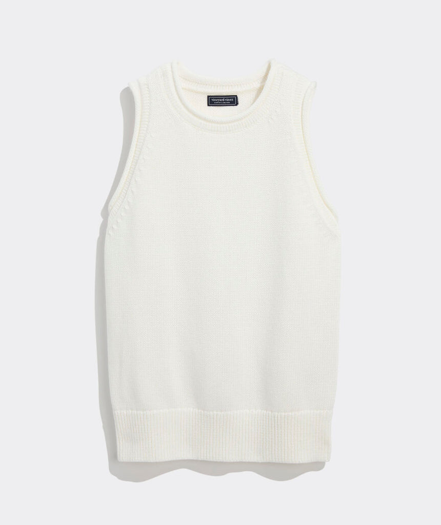Vineyard Vines Katie Cotton Rollneck Sweater Tank