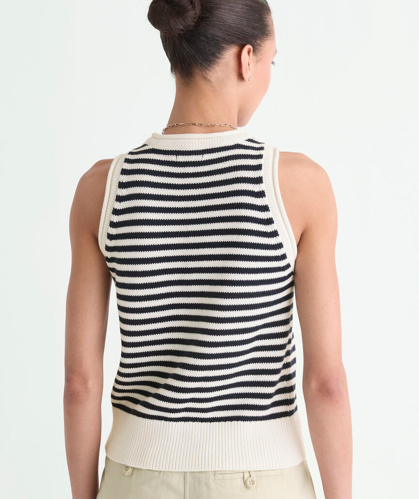 Vineyard Vines Katie Cotton Rollneck Sweater Tank