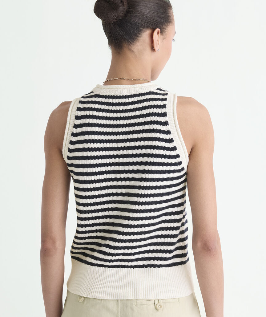 Vineyard Vines Katie Cotton Rollneck Sweater Tank